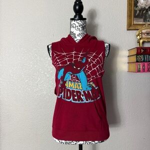 Spider-Man Sleeveless Hoodie
